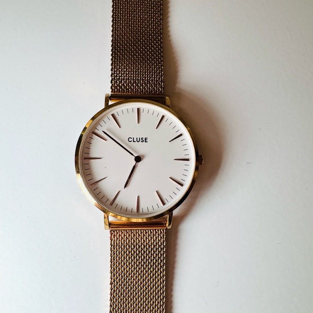 CLUSE La Boheme gold bracelet watch